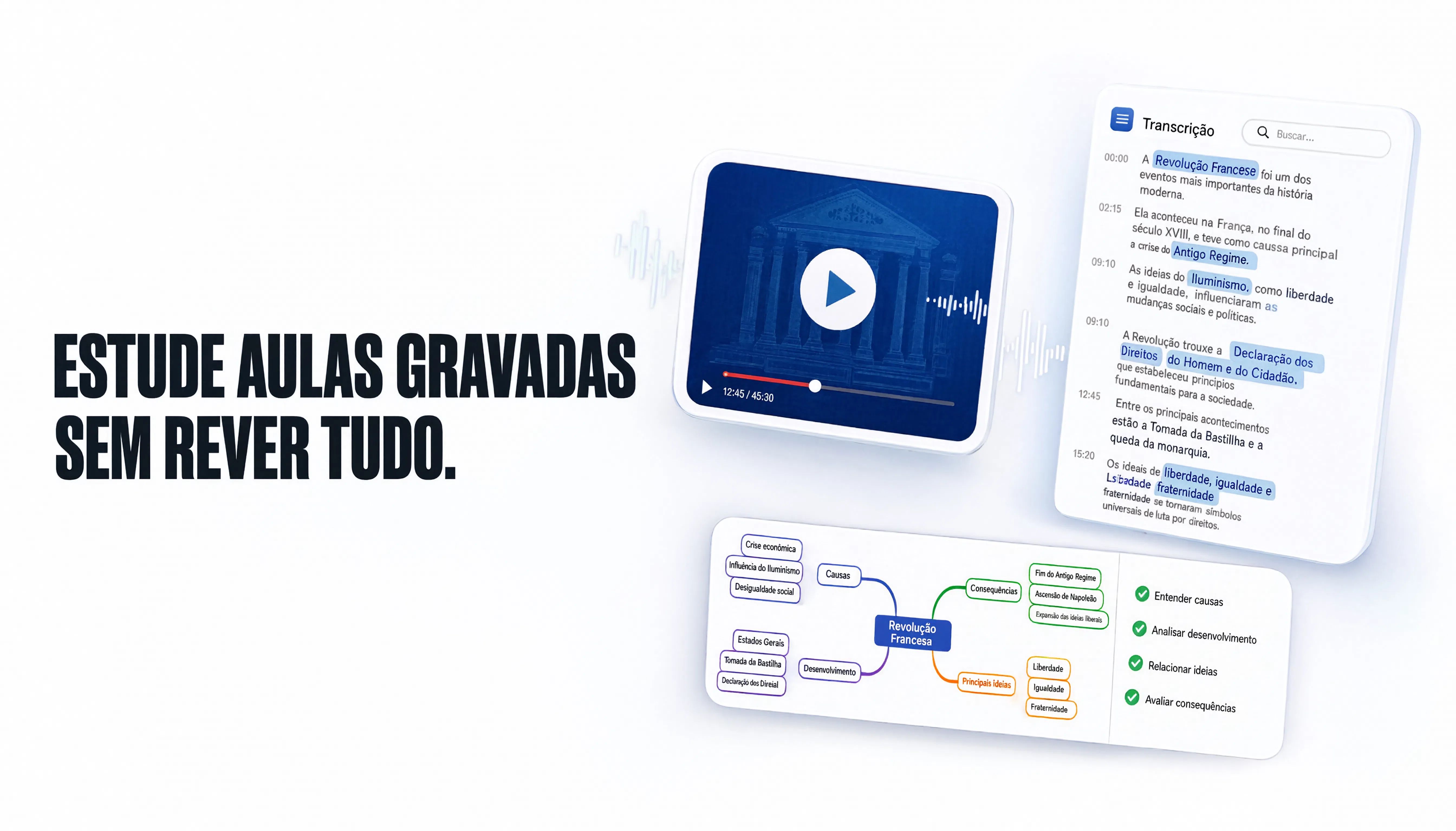 Como Estudar com Aulas Gravadas sem Assistir Tudo de Novo