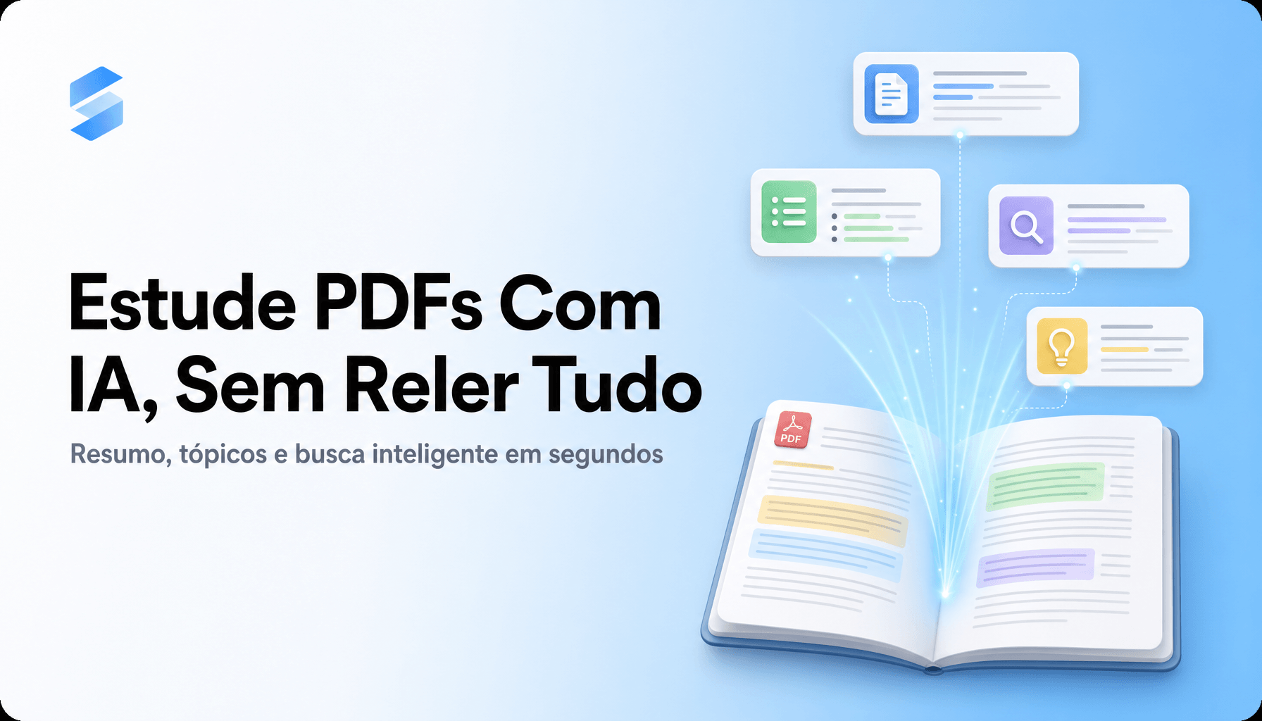 Como estudar PDF com IA sem reler tudo do zero