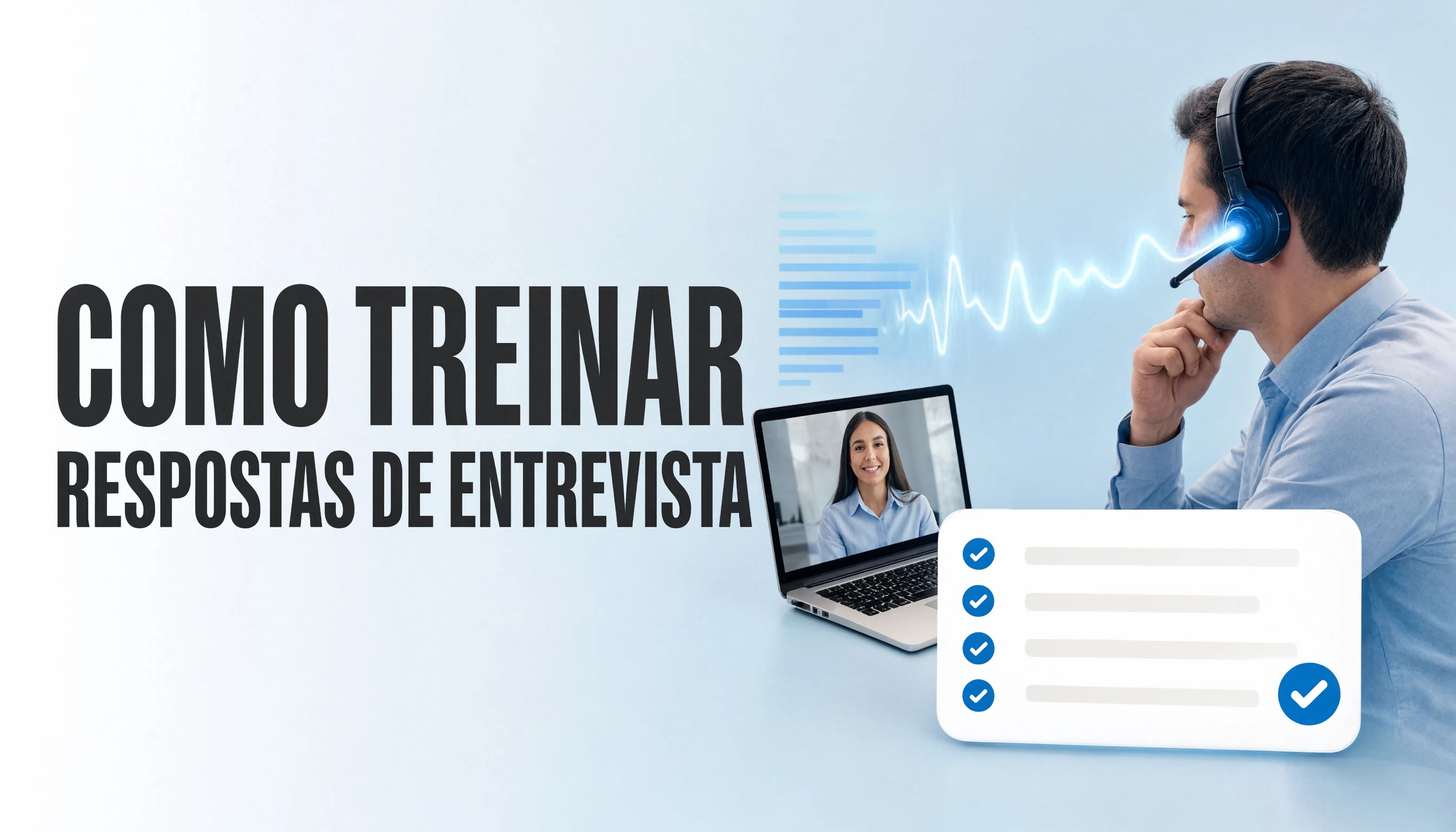 Como Treinar Respostas de Entrevista de Emprego com IA e Voz