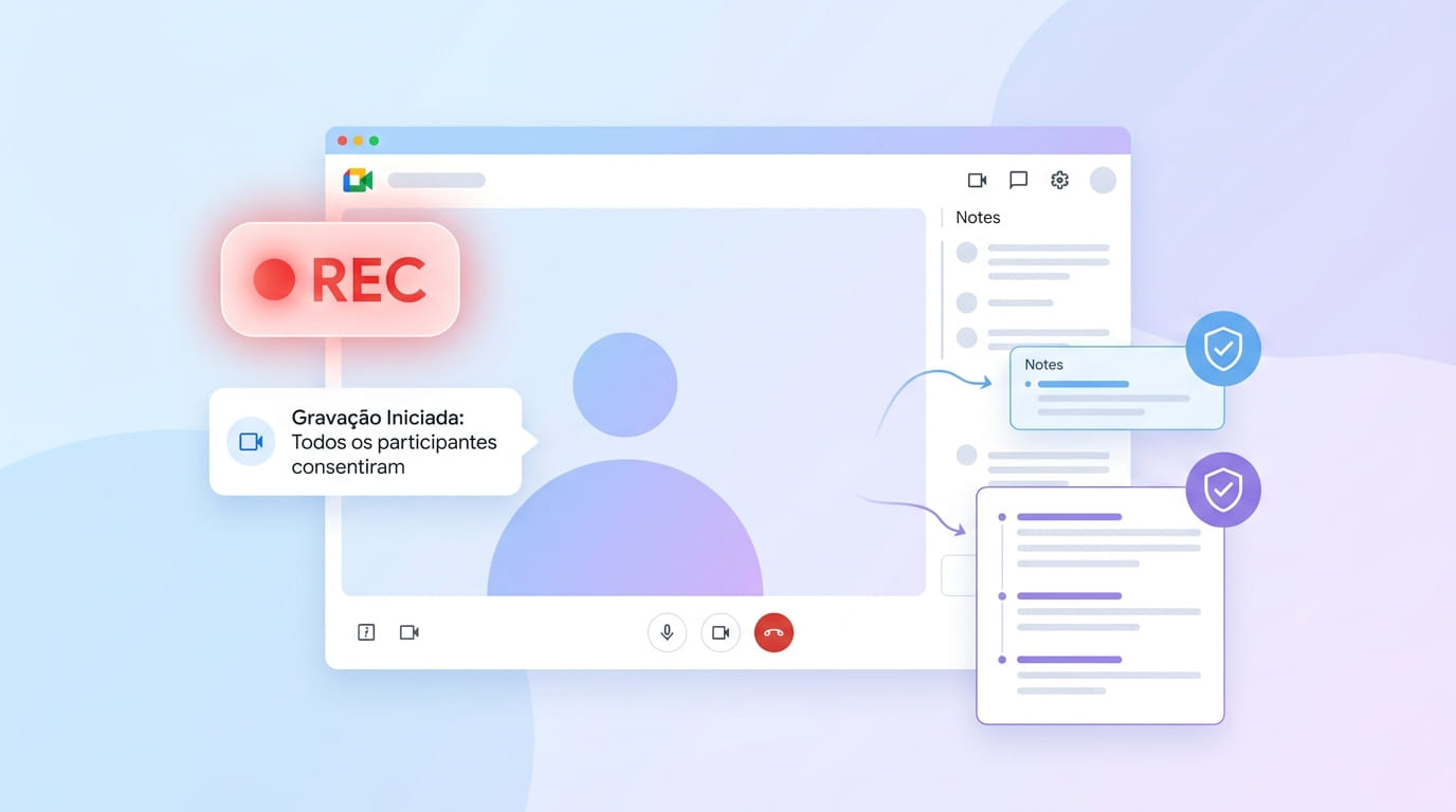Gravar reunião no Google Meet: o que pode, o que não pode e como fazer do jeito certo
