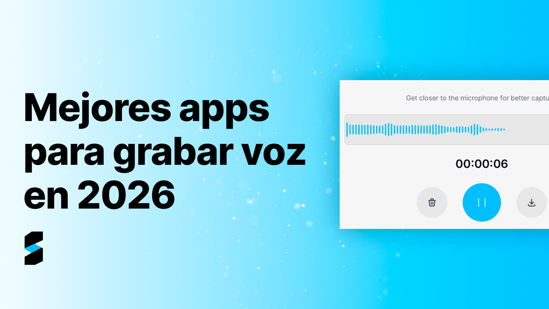 Mejores apps para grabar voz en 2026: 12 opciones + cómo elegir