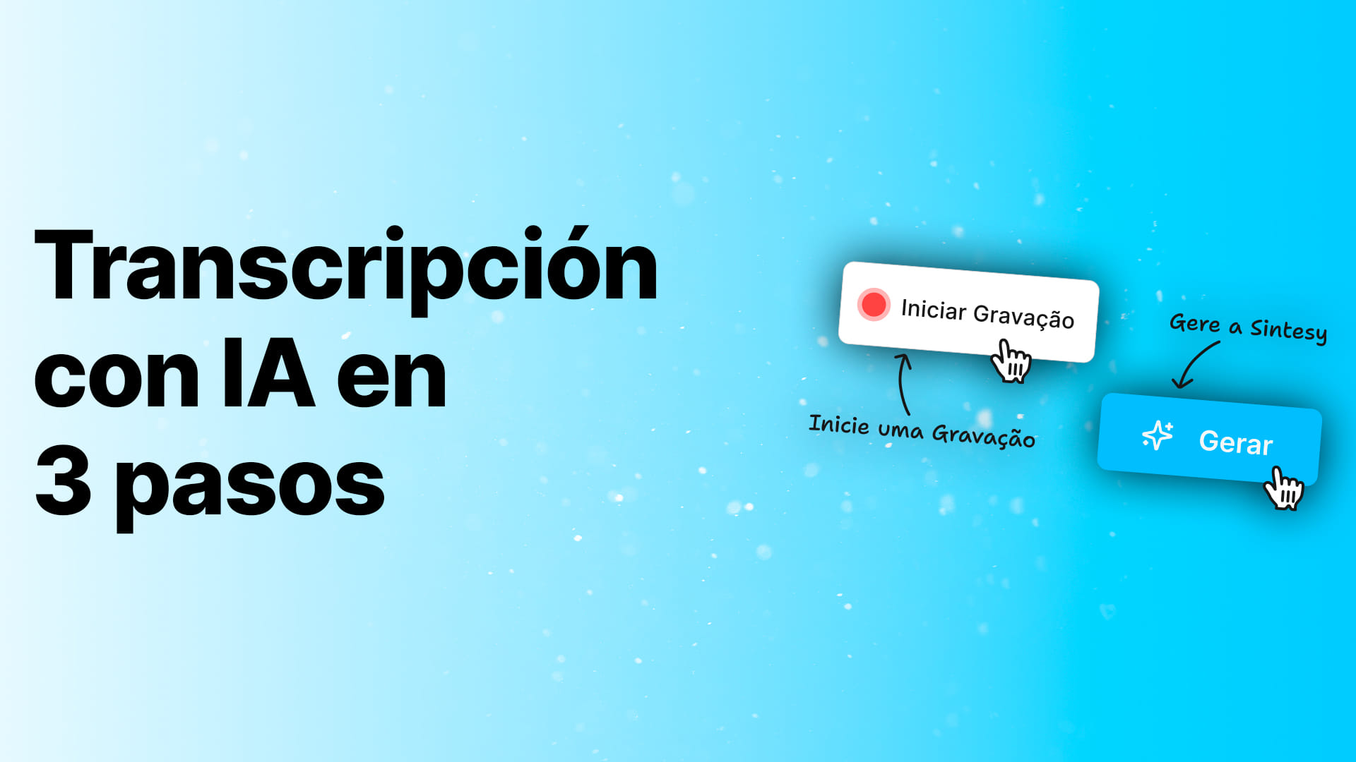 Transcripción con IA en 3 pasos: convierte audio en insights con Sintesy